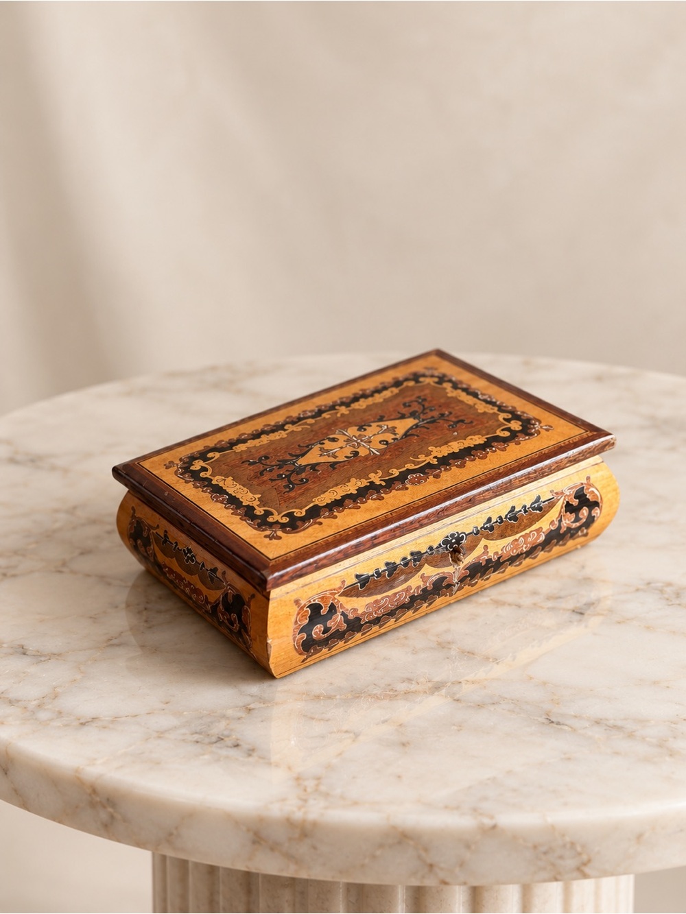 Vintage Italian Jewelry Box | Trinket Box